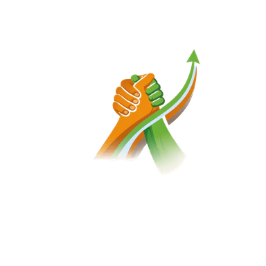 AcAP Trust symbol — clasped hands and upward arrow